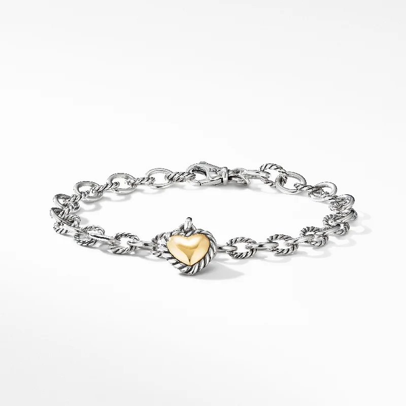 ladies-party-charm-link-bracelets-Cookie Classic Heart Bracelet