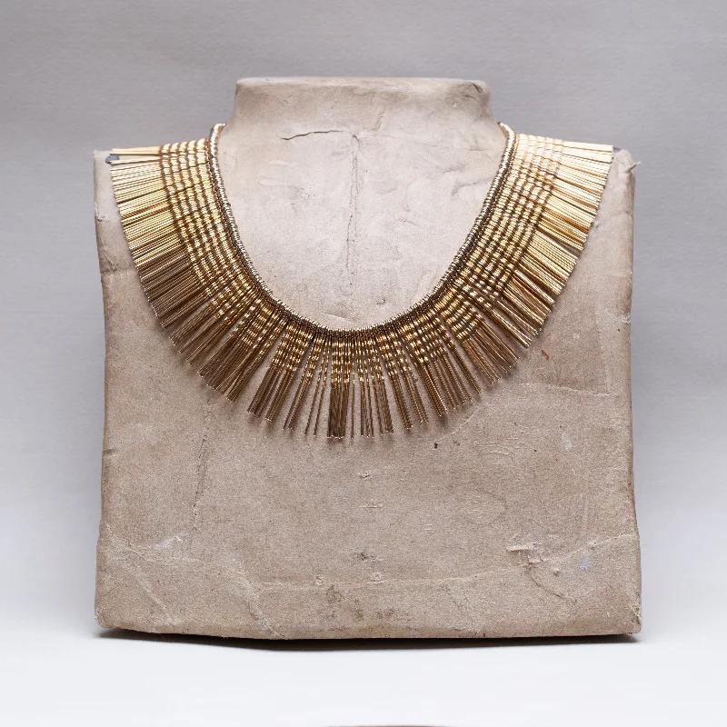 Ladies rings for seeker vibes -Vintage Fringe Necklace