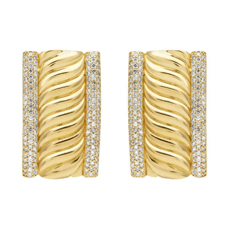 Ladies earrings for winter glow -Earrings - Diamond (2399D)