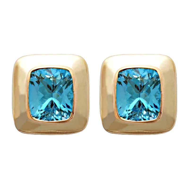 Ladies earrings for young spirits -Earrings- Blue Topaz