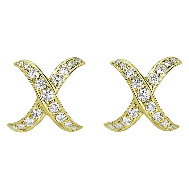 Ladies earrings for radiant evenings -Earrings - Diamond