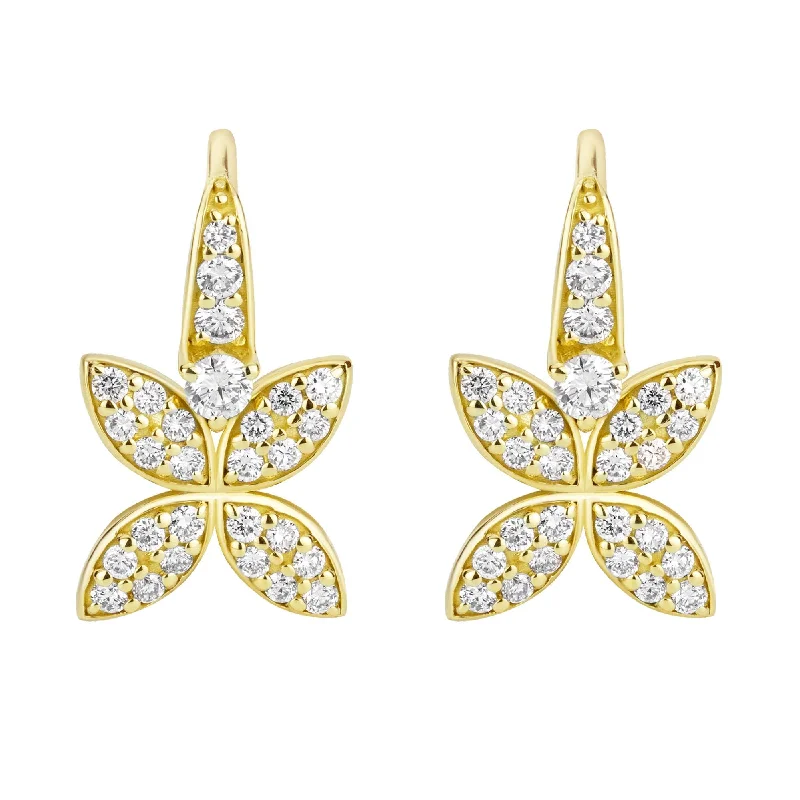 Ladies earrings enchanted elegance -Earrings - Diamond