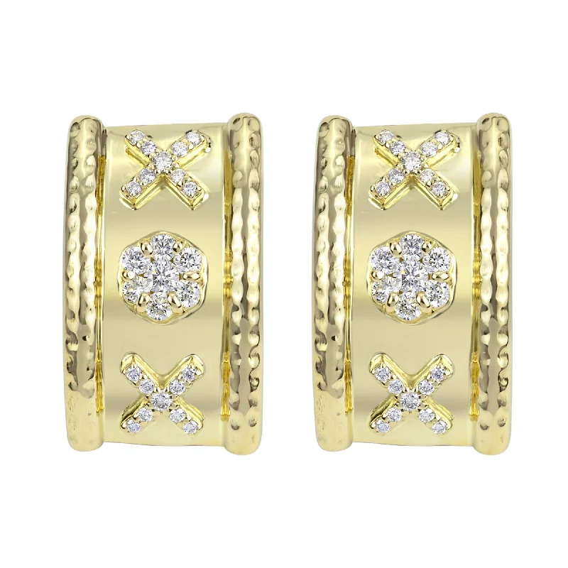 Ladies earrings for prom vibes -Repair - Earrings - Diamond (2332D)