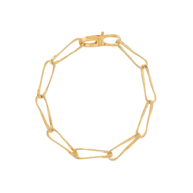 ladies-rose-gold-cable-bracelets-Marrakech Onde Twisted Coil Link Bracelet