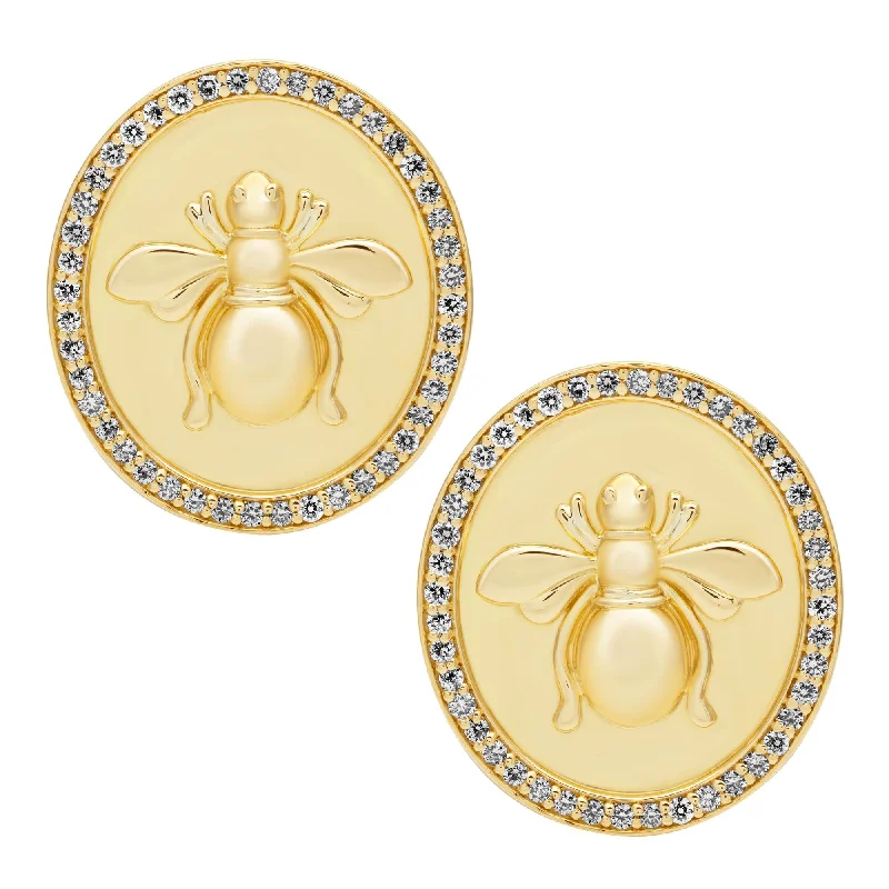 Ladies earrings for rhyme vibes -Earrings - Diamond (2393D)