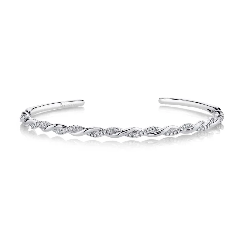 ladies-modern-charm-link-bracelets-Sylvie SPIRAL DIAMOND BRACELET BG1524