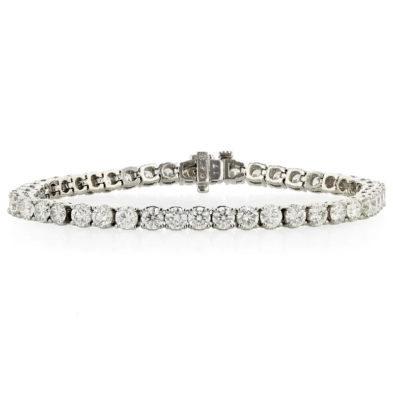 ladies-star-charm-link-bracelets-Platinum Fire and Ice Tennis Bracelet