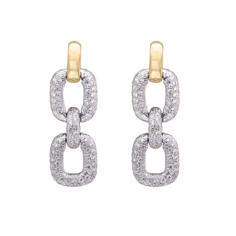 Ladies earrings ornate elegance -Earrings- Diamond