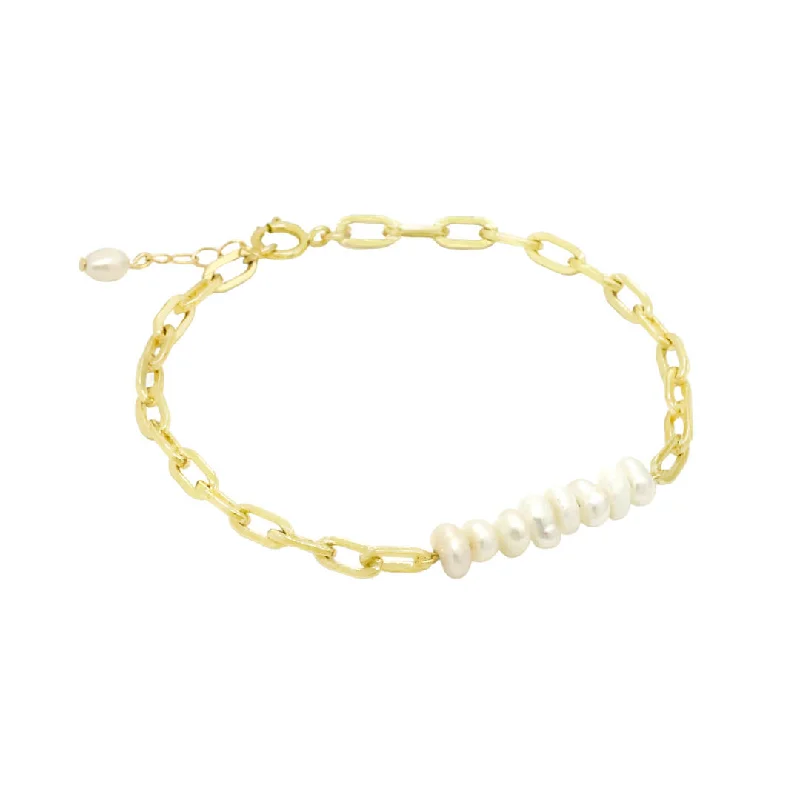 ladies-handmade-woven-cord-bracelets-Milano Pearl Bracelet