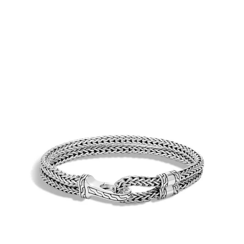 ladies-trendy-bangle-stack-bracelets-John Hardy Classic Chain Hook Clasp Bracelet BM97123