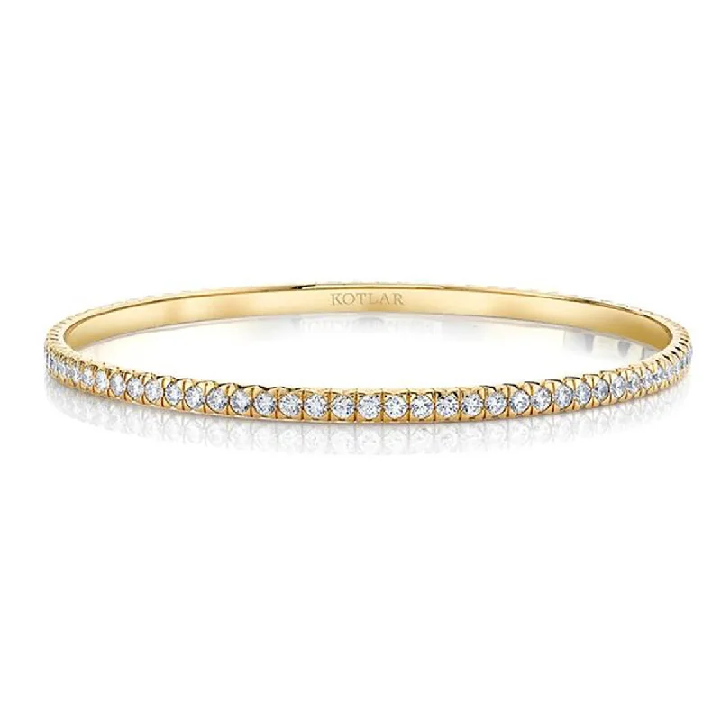 ladies-rope-twist-diamond-bracelets-French Cut Diamond Bangle Bracelet