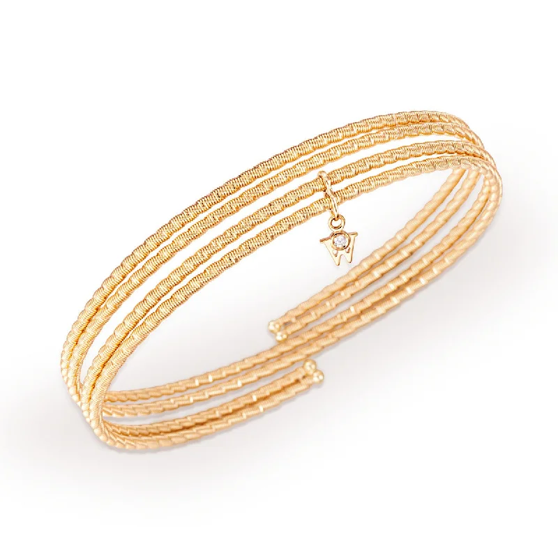 ladies-rose-gold-diamond-bracelets-Embrace Me Brilliance of the Sun Bracelet