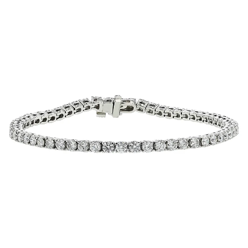 ladies-gift-cable-bracelets-Platinum Diamond Tennis Bracelet