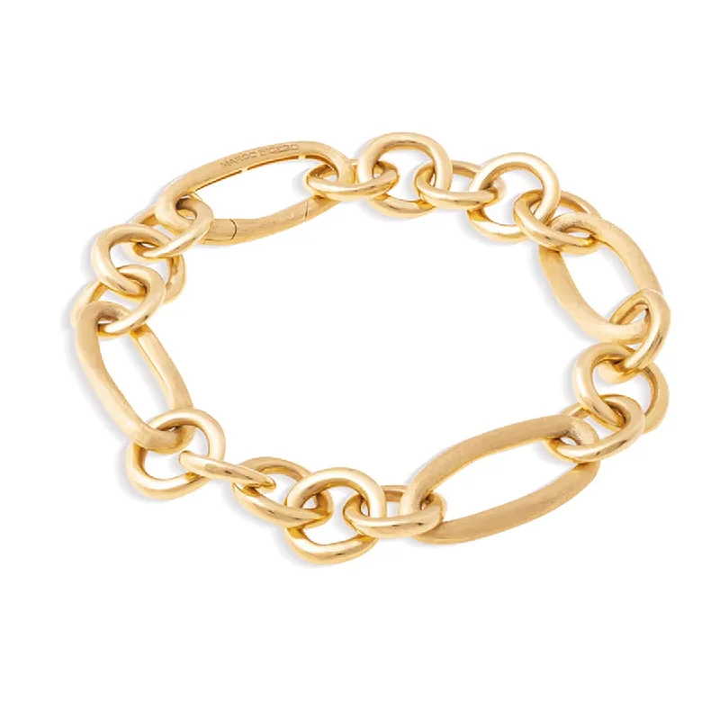 ladies-heart-woven-cord-bracelets-Jaipur Link Collection 18K Yellow Gold Mixed Link Bracelet