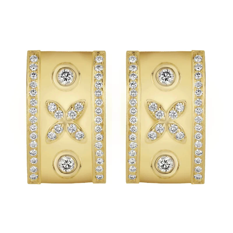 Ladies earrings playful shine -Earrings - Diamond