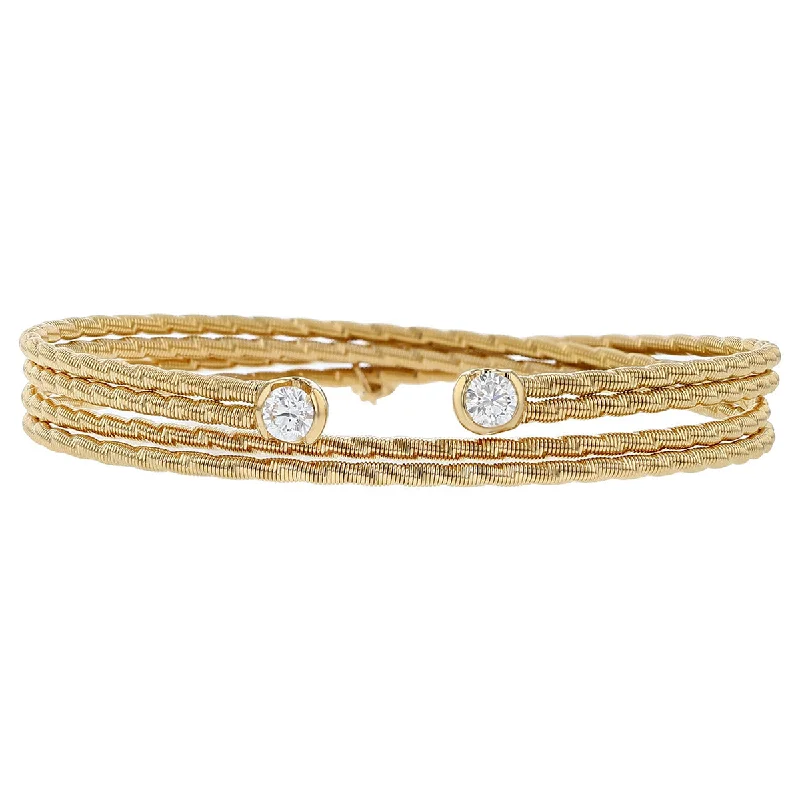 ladies-delicate-woven-cord-bracelets-Embrace Me Solitaire Flexible Bracelet