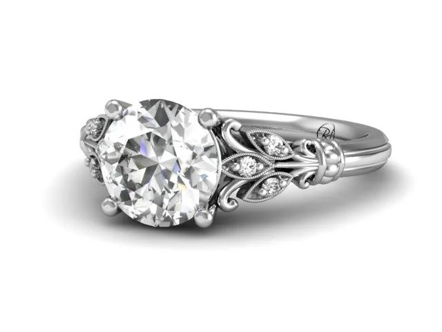 Ladies engagement rings for family unions -Bostonian Lily Engagement Ring