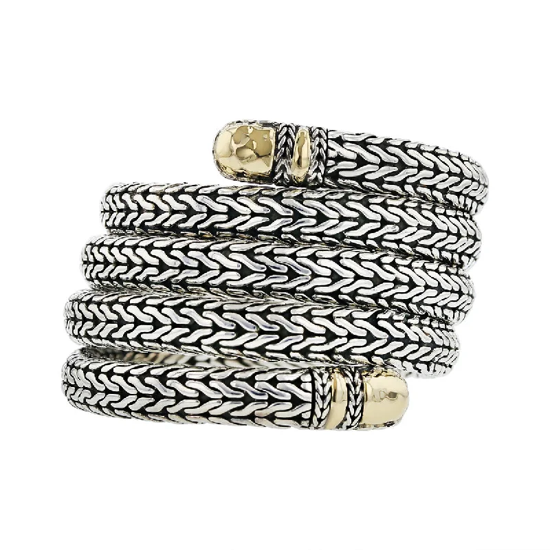 ladies-classic-beaded-wrap-bracelets-John Hardy Classic Chain 4 Row Coil Bracelet