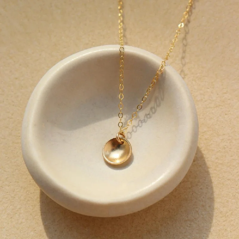 ladies-custom-layered-necklaces-Cove Droplet Necklace