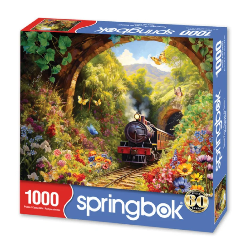 Ladies rings fancy brilliance -Springbok Tunnel Pass Train 1000-Piece Puzzle