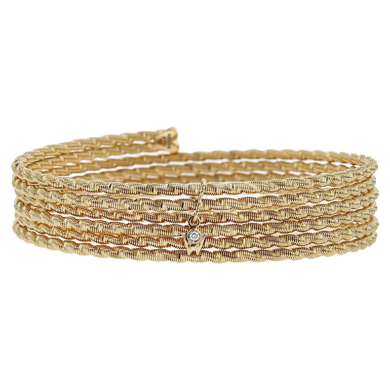 ladies-elegant-rope-twist-bracelets-Embrace Me Brilliance of The Sun Flexible Bracelet