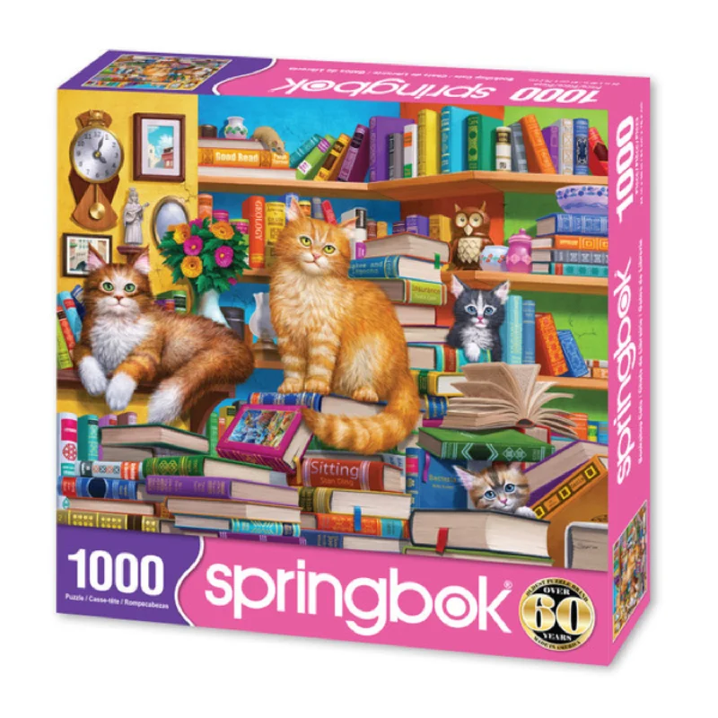 Ladies rings bold shine -Springbok Bookshop Cats 1000-Piece Puzzle