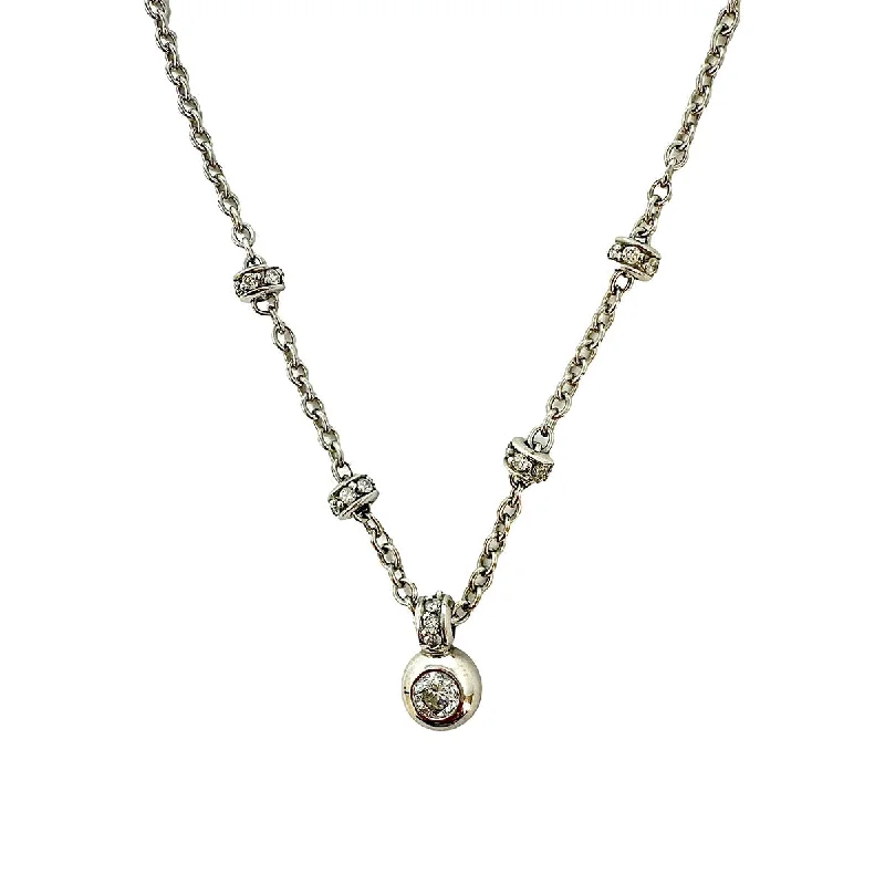 ladies-pearl-silver-necklaces-Aspery & Guldag Necklace