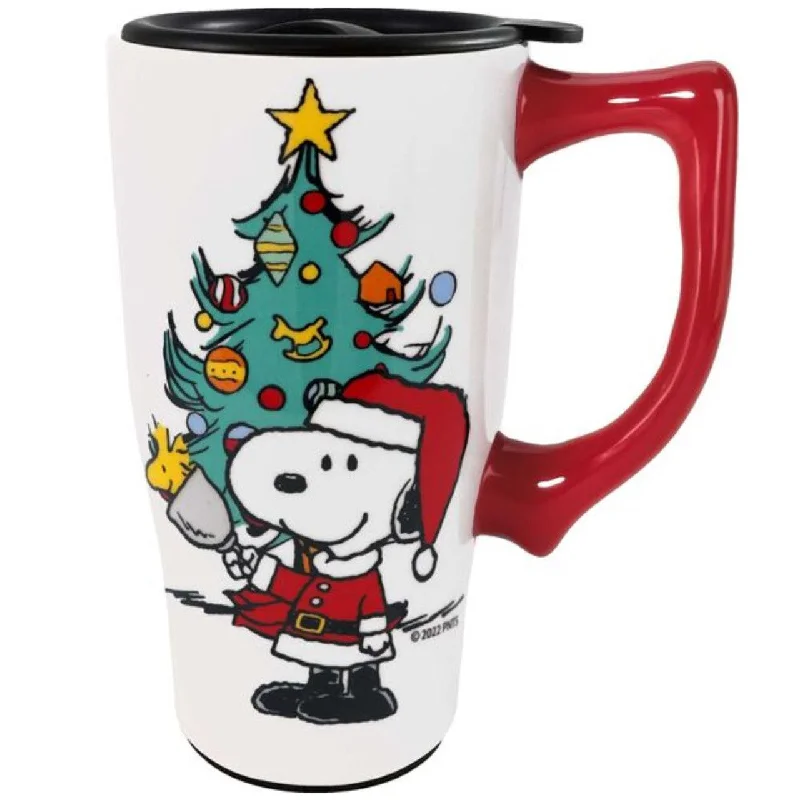 Ladies rings with berry lepidolite -18 Oz. Peanuts Santa Snoopy Bell Ringer with Christmas Tree Ceramic Travel Mug