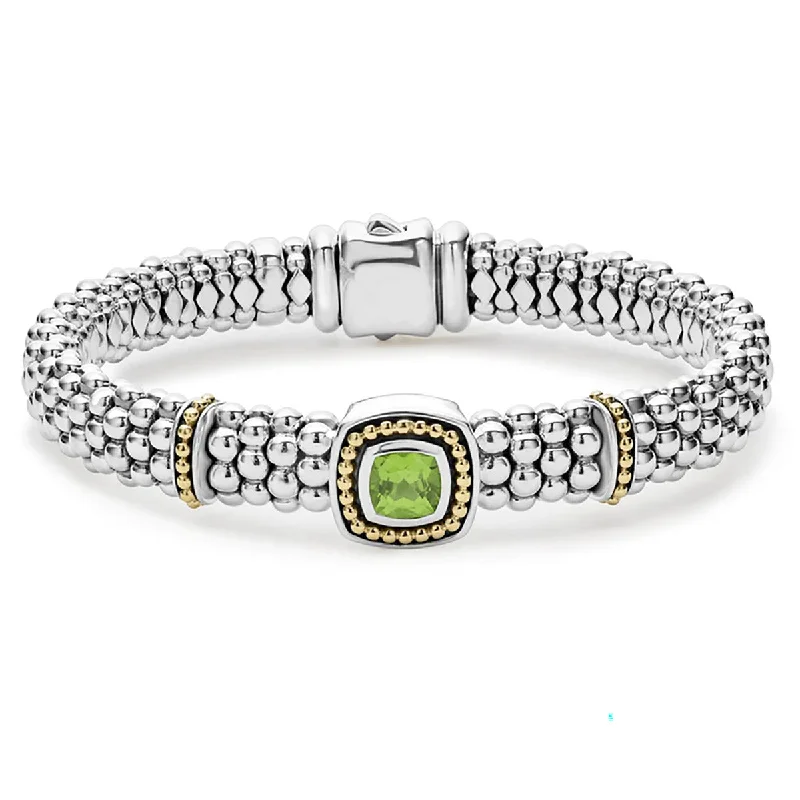 ladies-pearl-beaded-wrap-bracelets-Peridot Caviar Bracelet