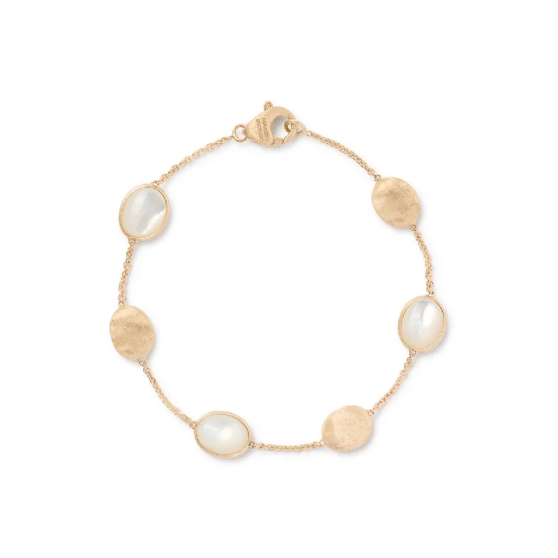 ladies-infinity-cable-bracelets-Siviglia Bracelet With Ovals & Mother Of Pearl