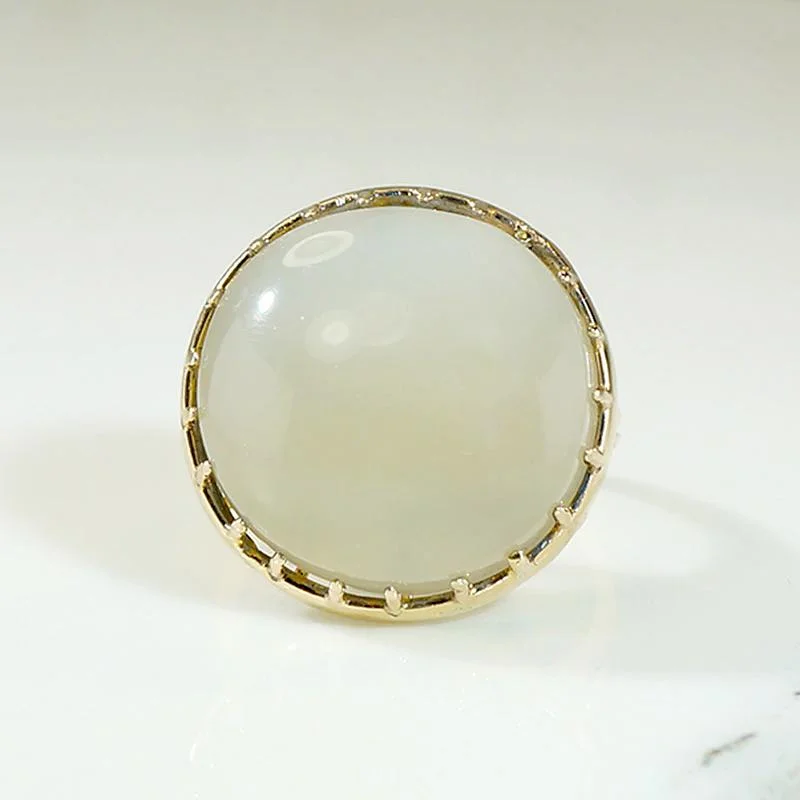 Ladies rings stylish shine -Marvelous Victorian Moonstone in 15ct Ring