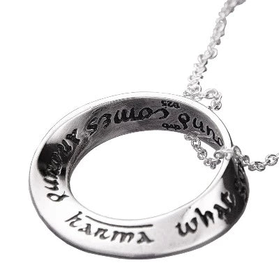 ladies-bohemian-torque-necklaces-KARMA sterling silver necklace