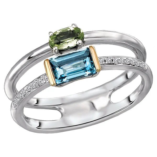 Ladies rings for fearless charm -Ladies Gemstone Ring