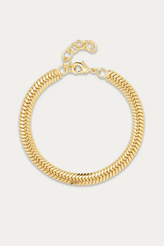 ladies-cross-rope-twist-bracelets-Frida Gold Plated Bracelet