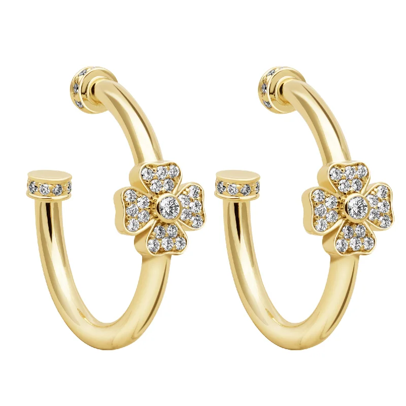 Ladies earrings for fitness charm -Earrings - Diamond (2402A)