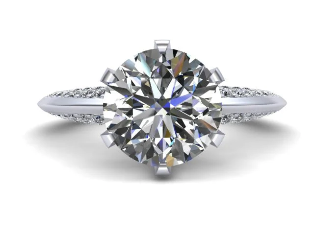 Ladies engagement rings for winter romance -Astra - Classic Engagement Ring