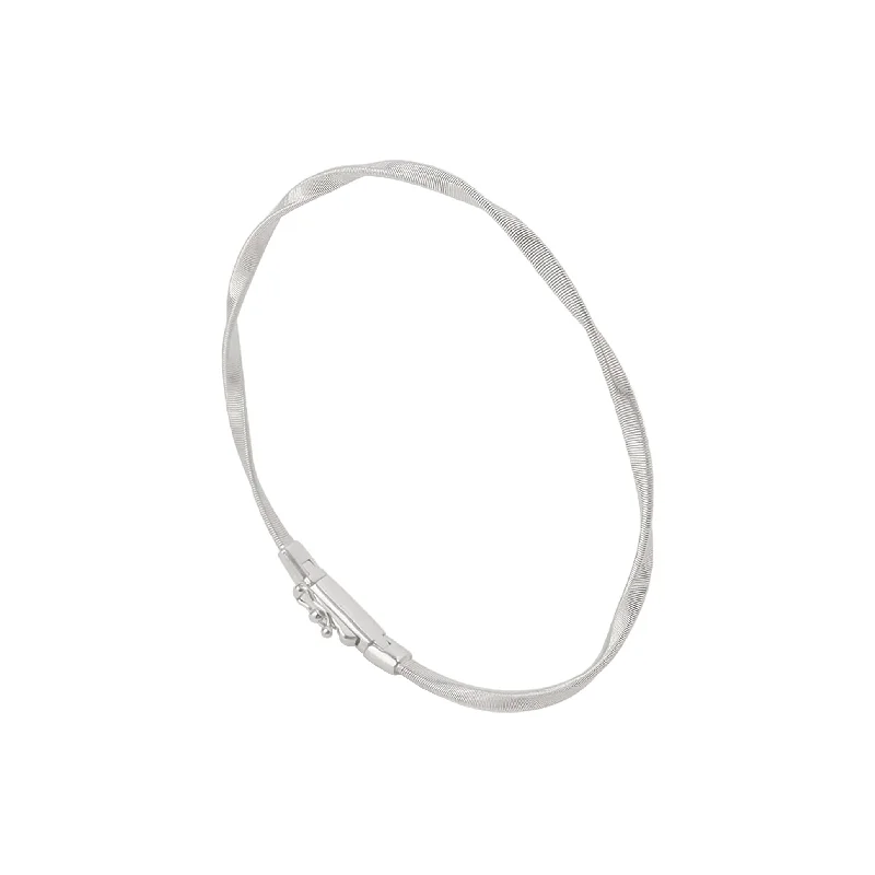 ladies-minimalist-diamond-bracelets-Marrakech Twisted Coil Bracelet