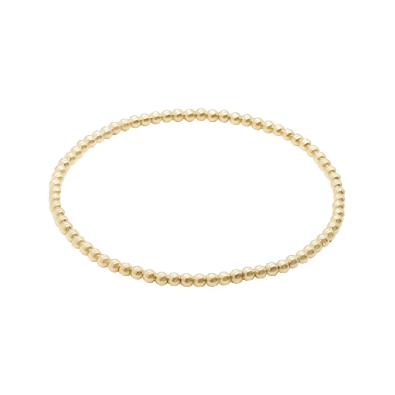 ladies-modern-woven-cord-bracelets-Bead Bracelet (10K Gold - Small)