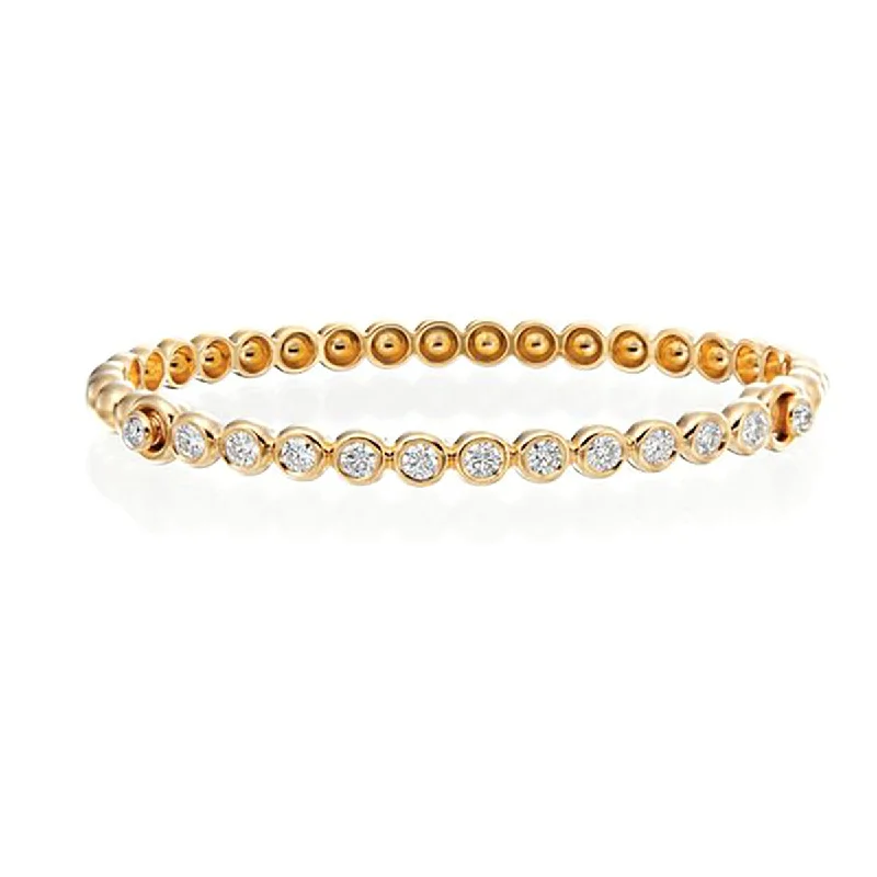 ladies-modern-cable-bracelets-Nutmeg Collection Bangle Bracelet