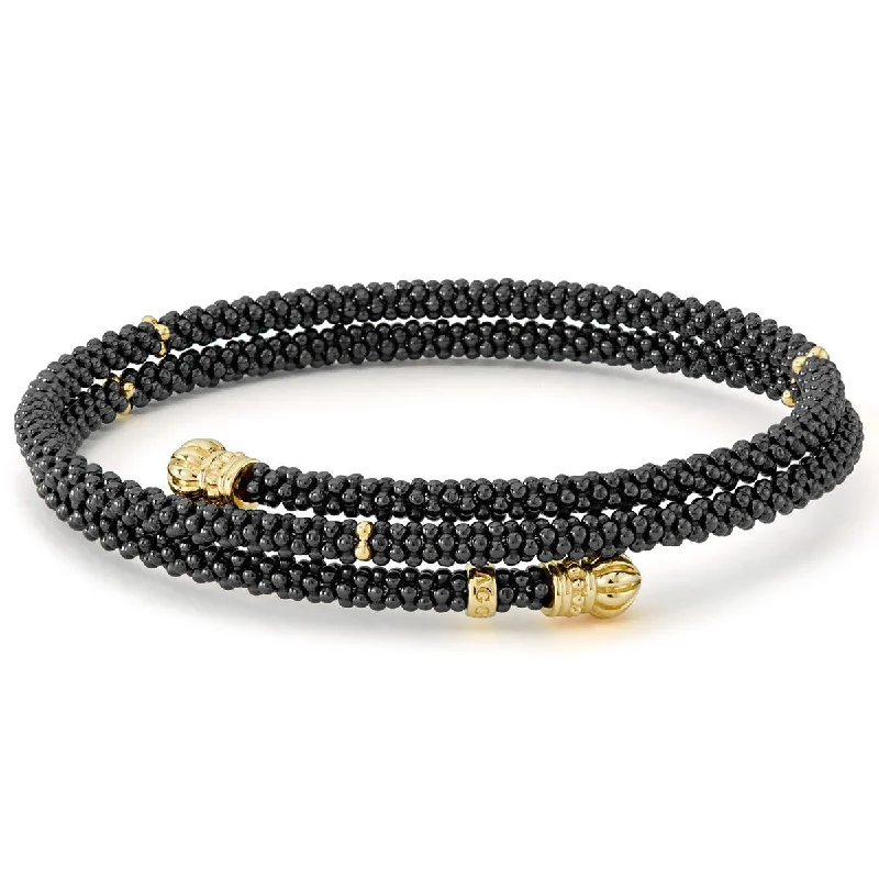 ladies-trendy-charm-link-bracelets-Gold Wrap Bracelet