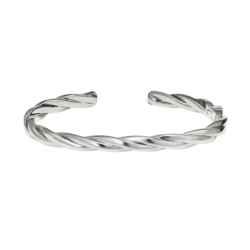 ladies-diamond-link-chain-bracelets-DY Helios Cuff Bracelet