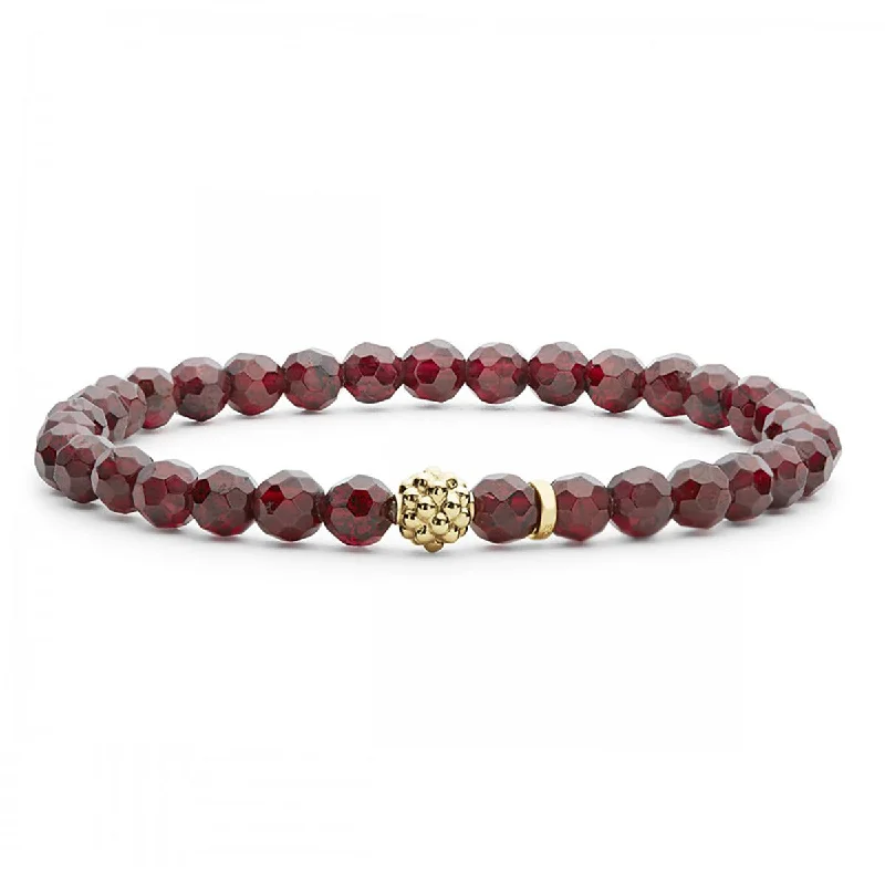 ladies-luxury-link-chain-bracelets-Garnet Bracelet