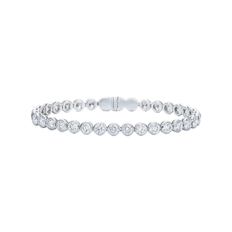 ladies-unique-charm-link-bracelets-Diamond Riviera Bracelet