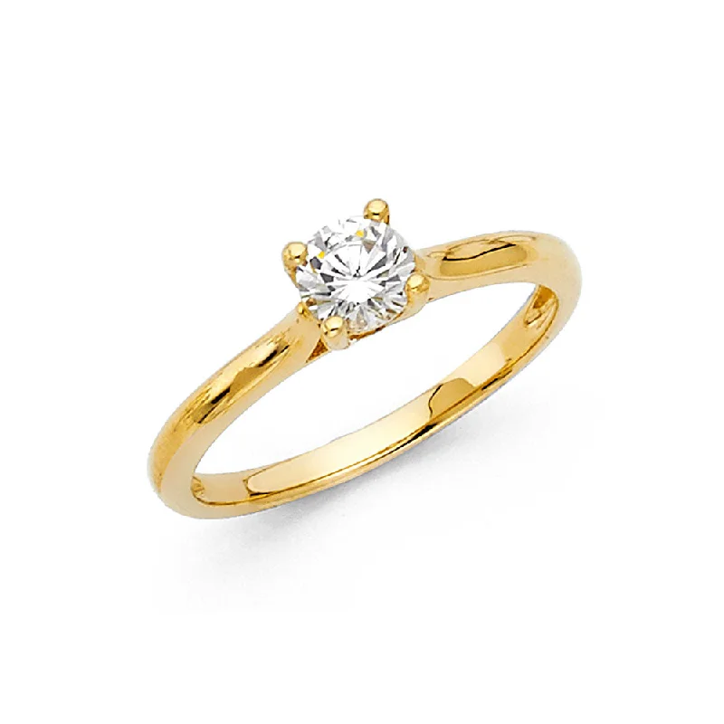 Ladies engagement rings elegant romance -14K  ENGAGEMENT RING