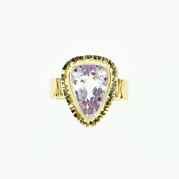 Ladies rings for reunion vibes -Kunzite  Ring