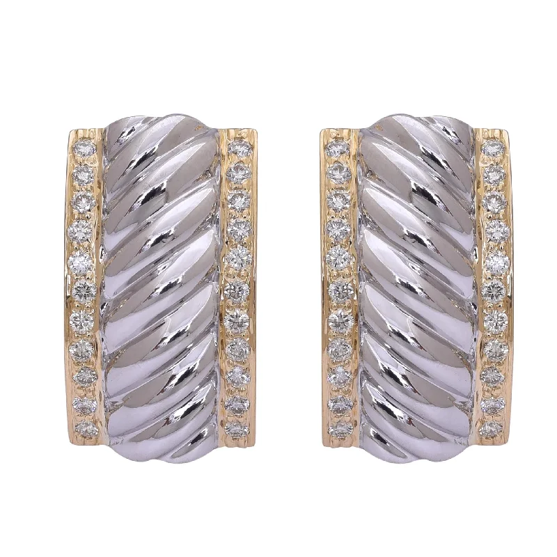 Ladies earrings with spark drops -Earrings- Diamond