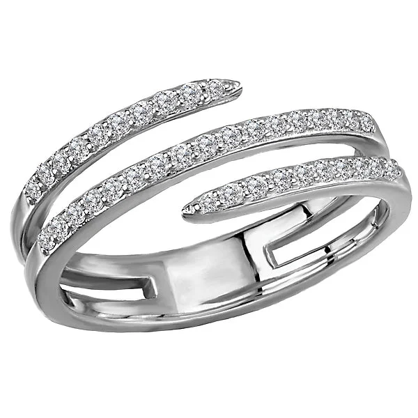 Ladies rings for runway charm -Ladies Fashion Diamond Ring