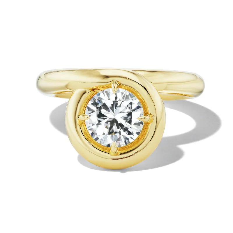 Ladies engagement rings for rural vows -ENDLESS LOOP ENGAGEMENT RING